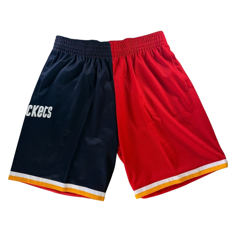 Mitchell & Ness Houston Rockets NBA Hardwood Classics Mesh Shorts Large NEW